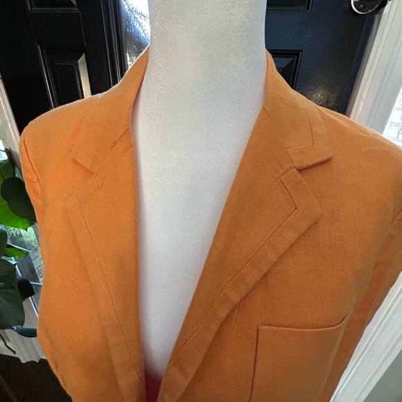 Lauren Ralph Lauren Vibrant Orange Blazer - Picture 6 of 11